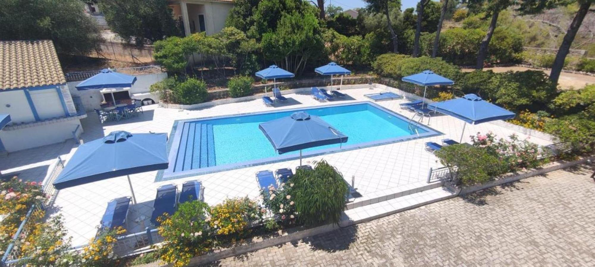 Blue White Apartments - Kefallonia Poolside Retreats Spartia  Luaran gambar